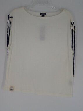 American Living White Cotton Sleeveless Top Size XL NWT